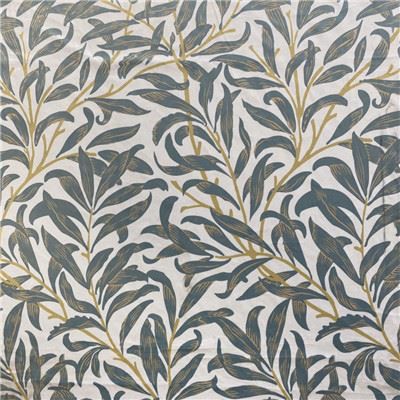 Printed velvet fabric